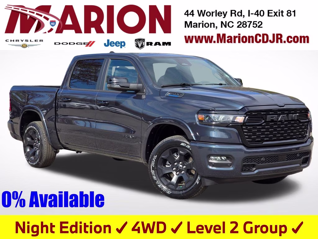 2026 Forged Blue Metallic Ram 1500 Big Horn/Lone Star 4X4 Truck