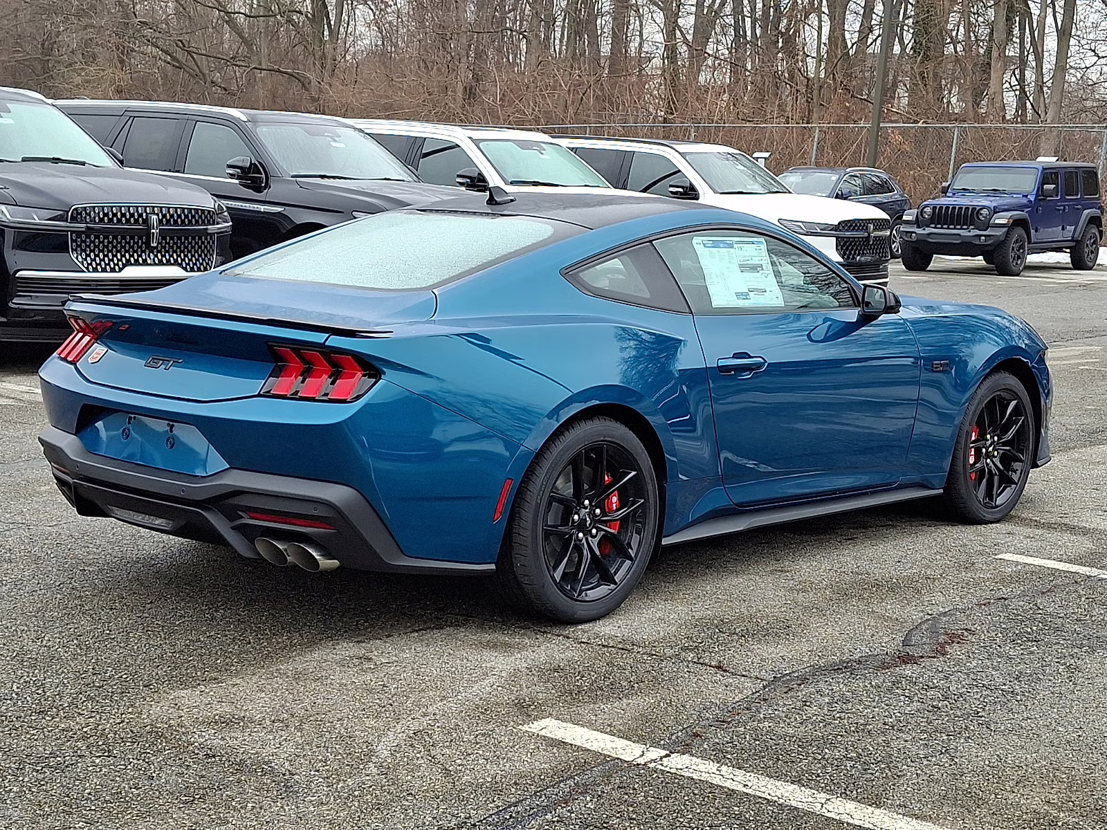 2026 Adriatic Blue Metallic - B2 Ford Mustang GT Fastback RWD