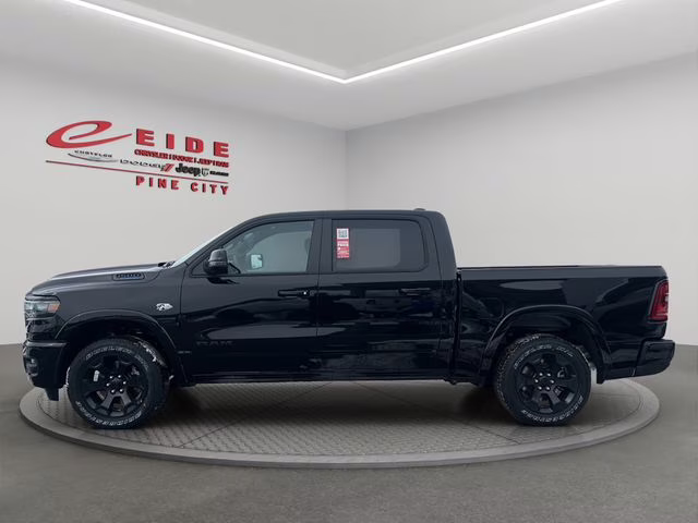 2026 Diamond Black Crystal Pearlcoat Ram 1500 Big Horn Night Edition 4X4 Truck