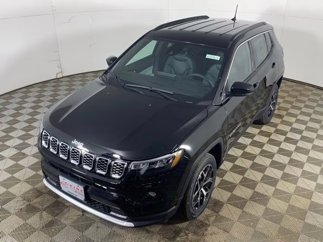 2026 Diamond Black Crystal Pearlcoat Jeep Compass Limited 4X4 SUV