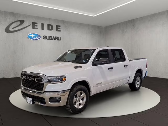 2025 Bright White Clearcoat Ram 1500 Big Horn 4X4 Truck