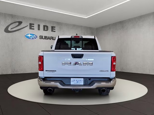 2025 Bright White Clearcoat Ram 1500 Big Horn 4X4 Truck