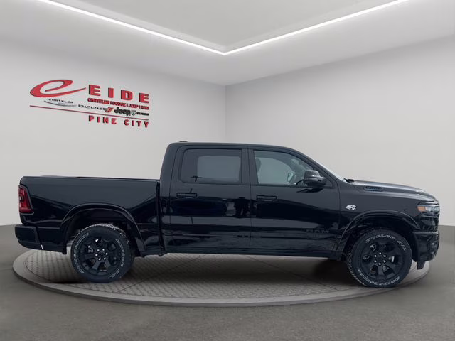 2026 Diamond Black Crystal Pearlcoat Ram 1500 Big Horn Night Edition 4X4 Truck