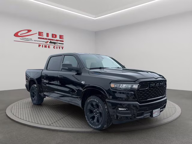 2026 Diamond Black Crystal Pearlcoat Ram 1500 Big Horn Night Edition 4X4 Truck