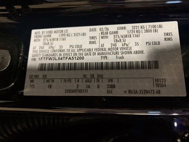 2026 Antimatter Blue Metallic Ford F-150 XLT Black Appearance 4X4 Truck