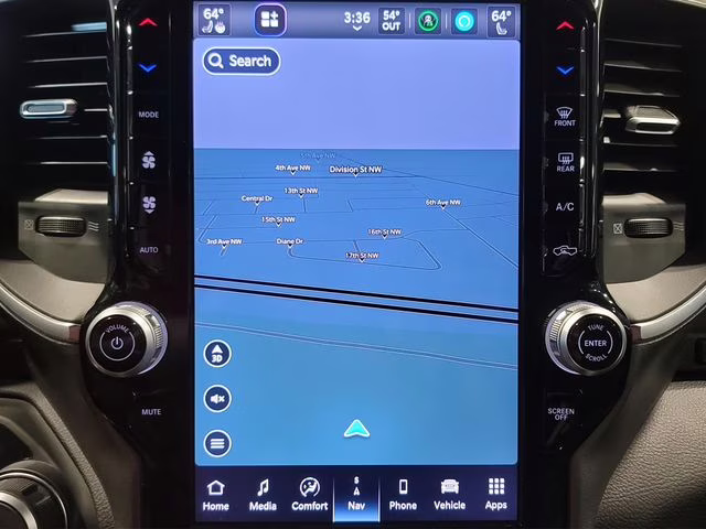 2025 Bright White Clearcoat Ram 1500 Big Horn 4X4 Truck