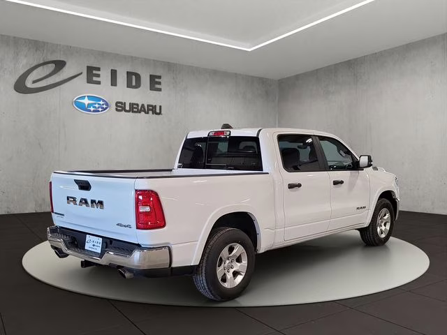 2025 Bright White Clearcoat Ram 1500 Big Horn 4X4 Truck