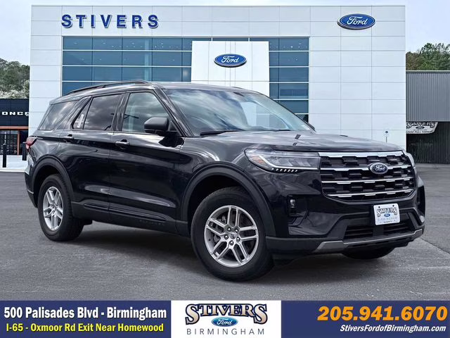 2026 Black Metallic Ford Explorer Active RWD SUV