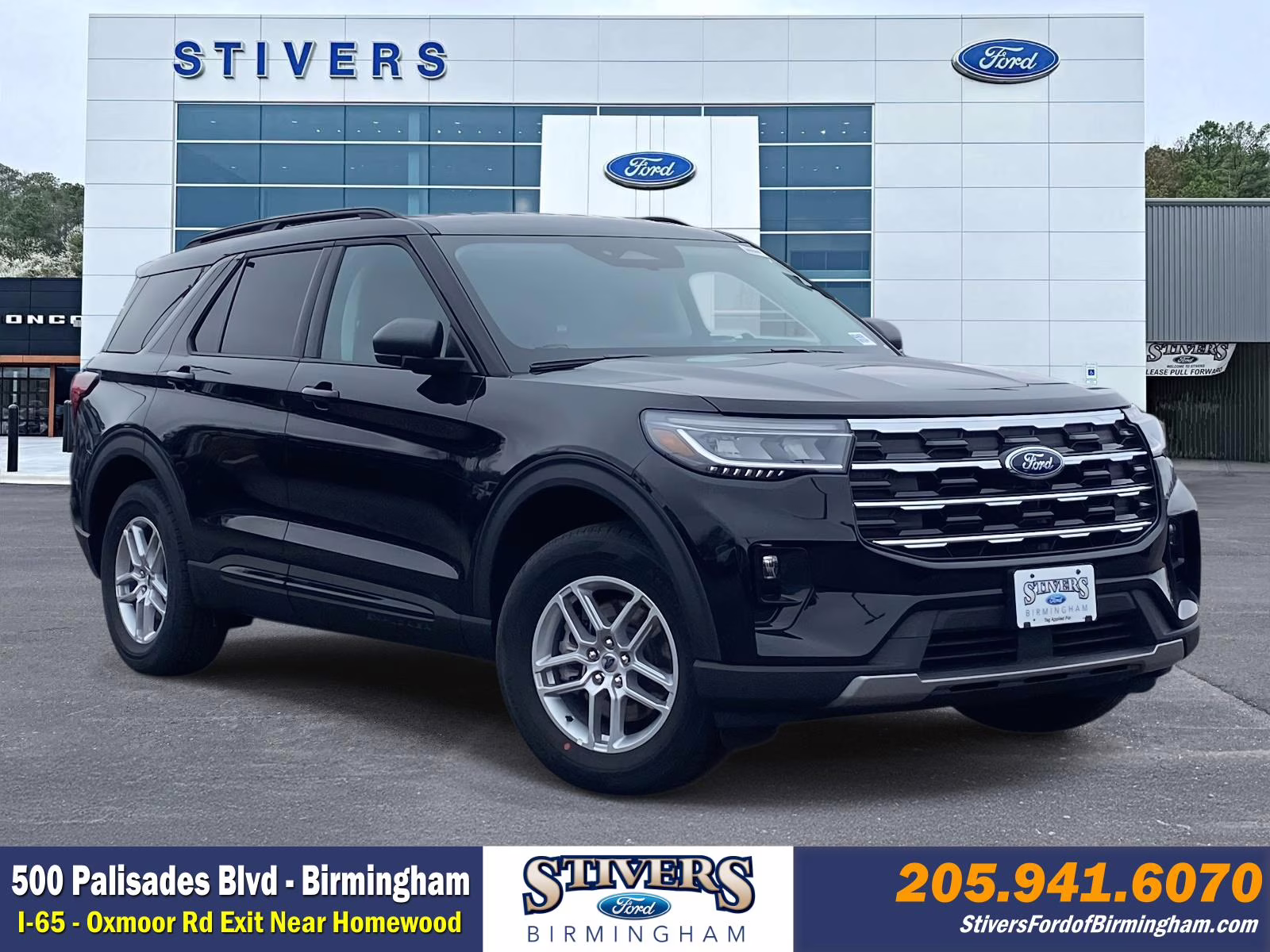 2026 Black Metallic Ford Explorer Active RWD SUV