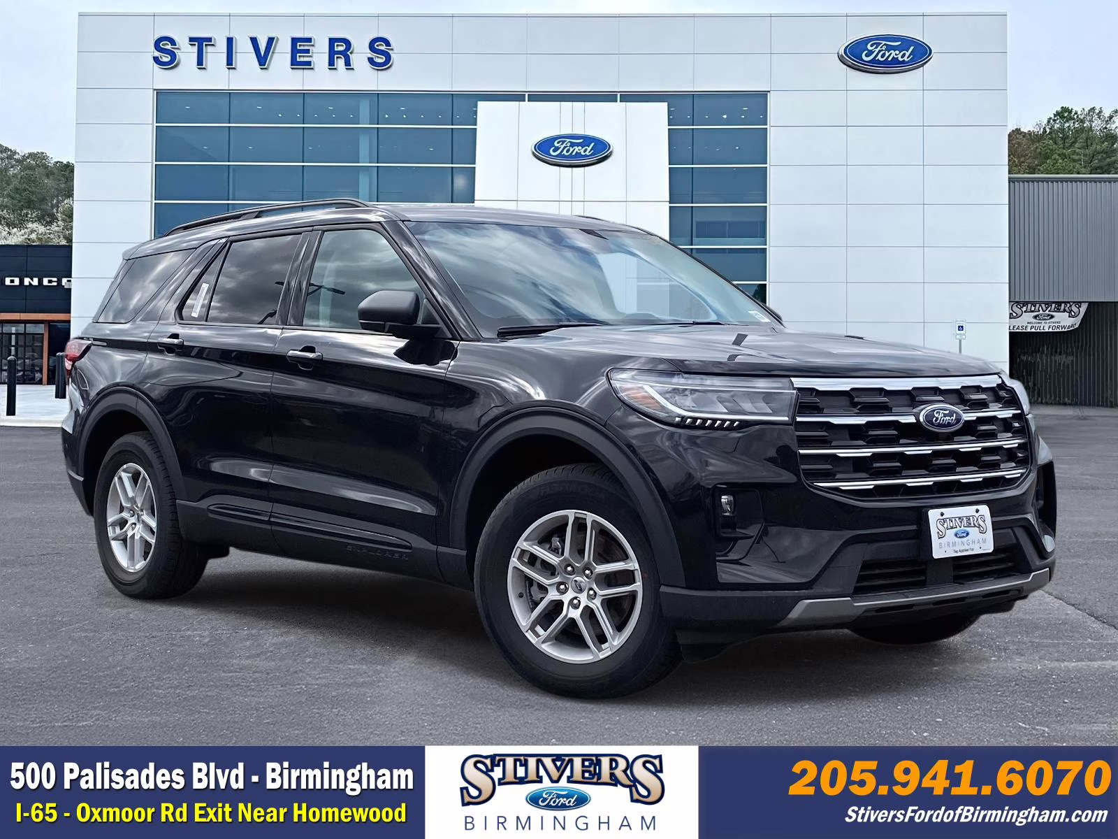 2026 Black Metallic Ford Explorer Active RWD SUV