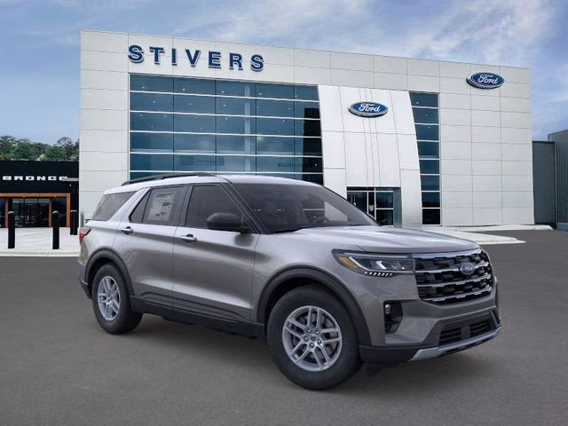 2026 Carbonized Gray Ford Explorer Active RWD SUV