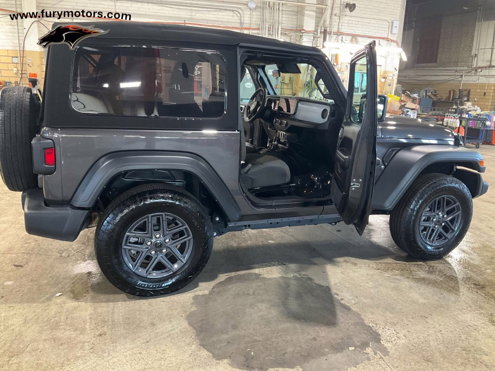 2024 Granite Crystal Metallic Clearcoat Jeep Wrangler Sport S 4X4 SUV
