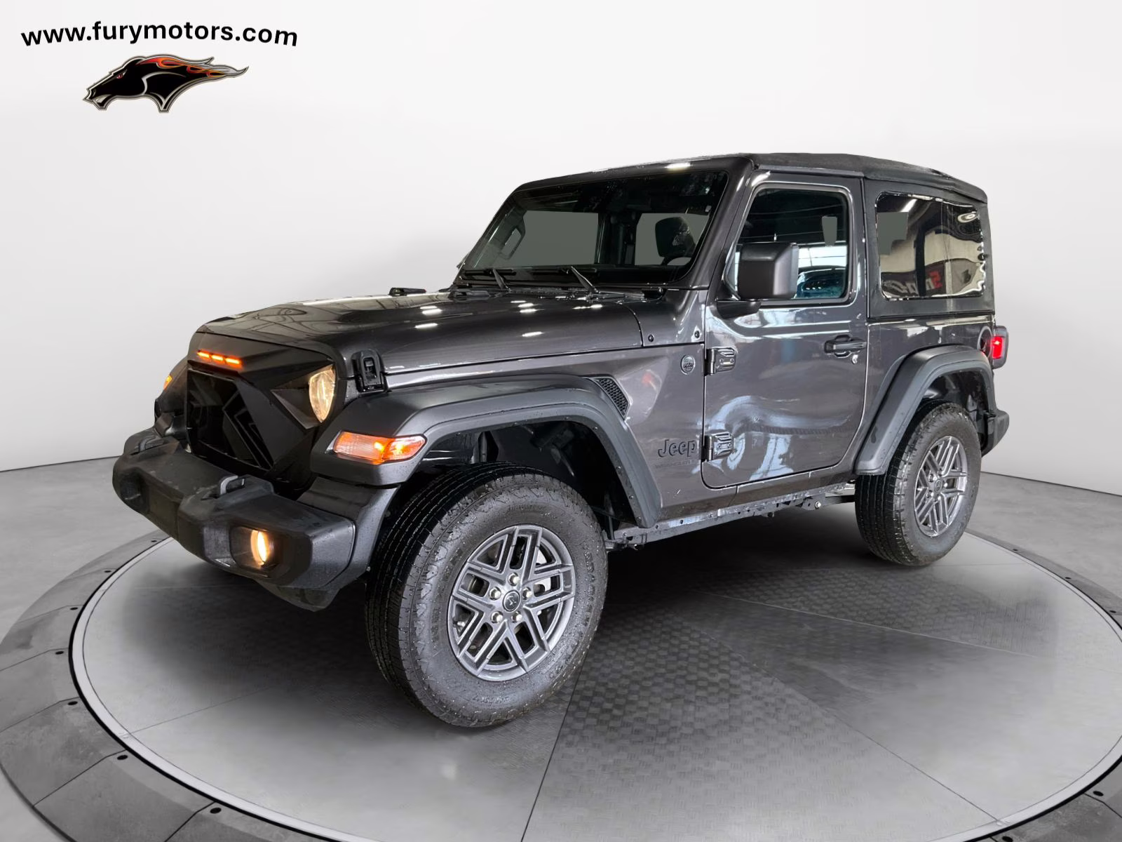 2024 Granite Crystal Metallic Clearcoat Jeep Wrangler Sport S 4X4 SUV