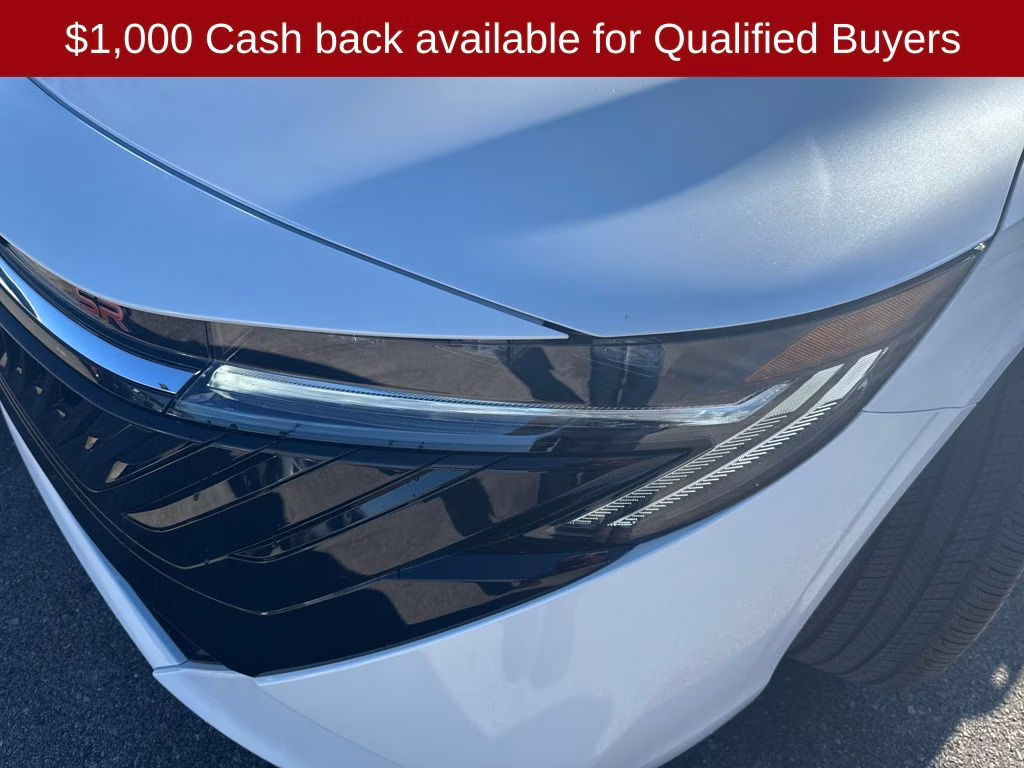 2026 Aspen White Tricoat Nissan Sentra SR FWD Sedan