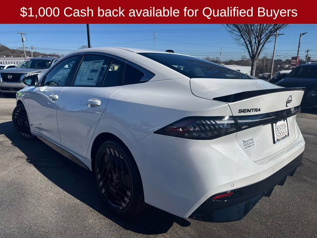 2026 Aspen White Tricoat Nissan Sentra SR FWD Sedan