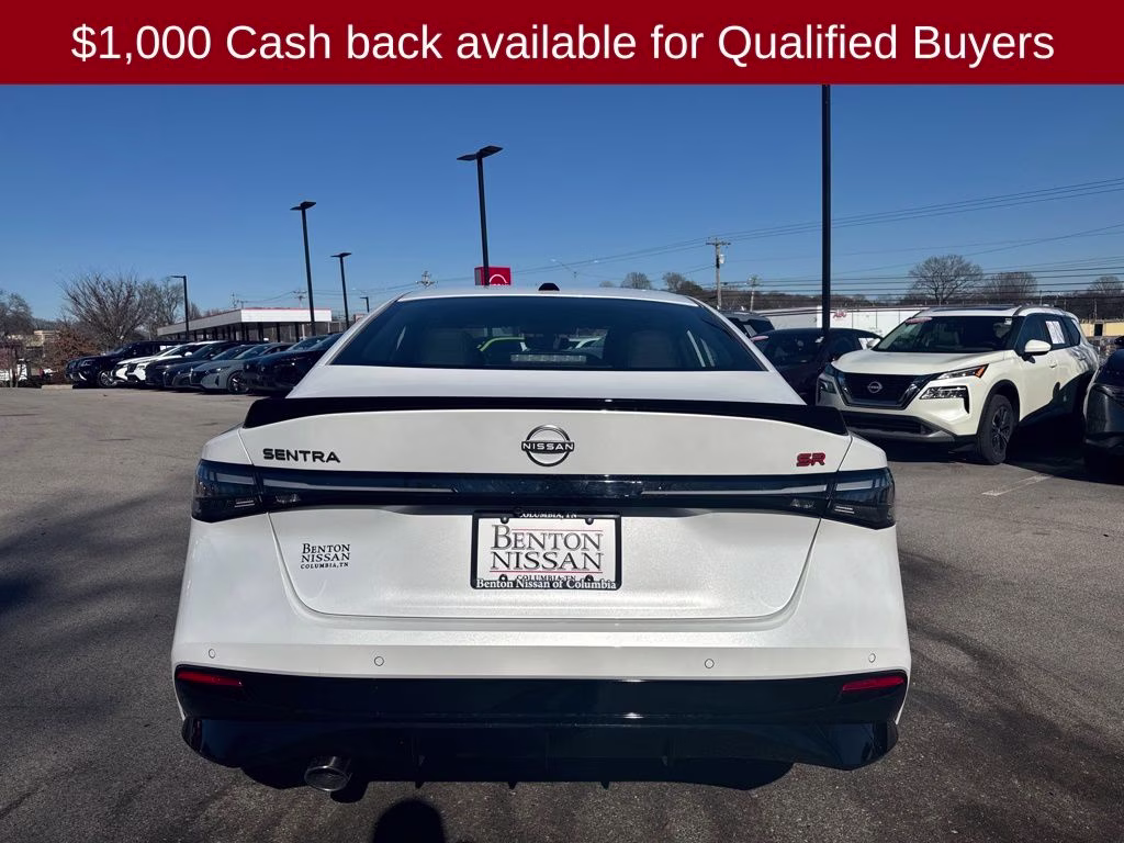 2026 Aspen White Tricoat Nissan Sentra SR FWD Sedan