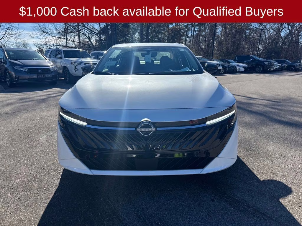 2026 Aspen White Tricoat Nissan Sentra SR FWD Sedan