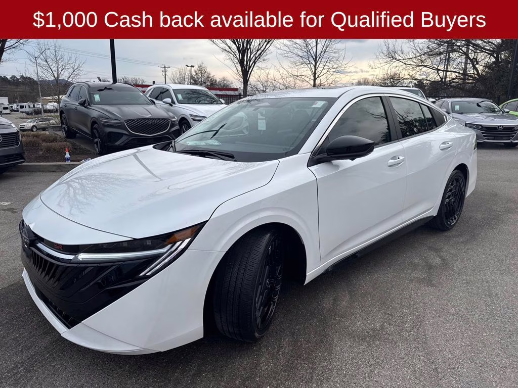 2026 Aspen White Tricoat Nissan Sentra SR FWD Sedan