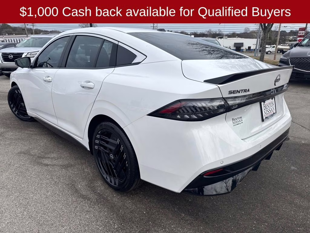 2026 Aspen White Tricoat Nissan Sentra SR FWD Sedan
