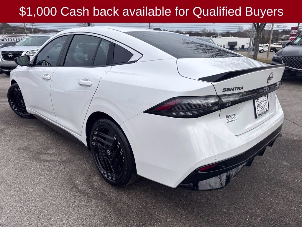 2026 Aspen White Tricoat Nissan Sentra SR FWD Sedan