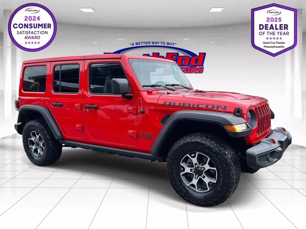 2021 Firecracker Red Clearcoat Jeep Wrangler Unlimited Rubicon 4X4 SUV
