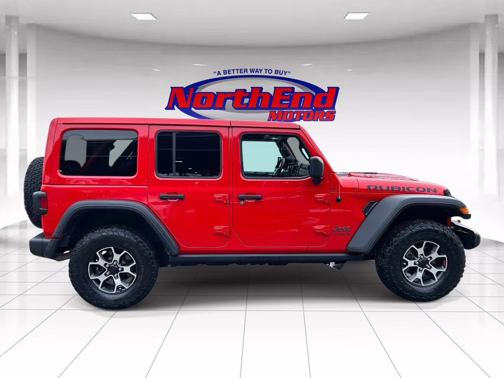 2021 Firecracker Red Clearcoat Jeep Wrangler Unlimited Rubicon 4X4 SUV