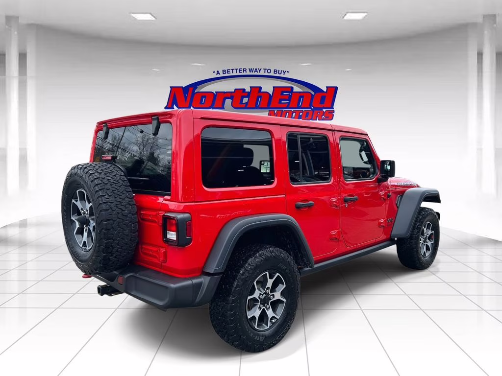 2021 Firecracker Red Clearcoat Jeep Wrangler Unlimited Rubicon 4X4 SUV