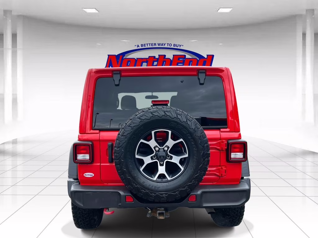 2021 Firecracker Red Clearcoat Jeep Wrangler Unlimited Rubicon 4X4 SUV