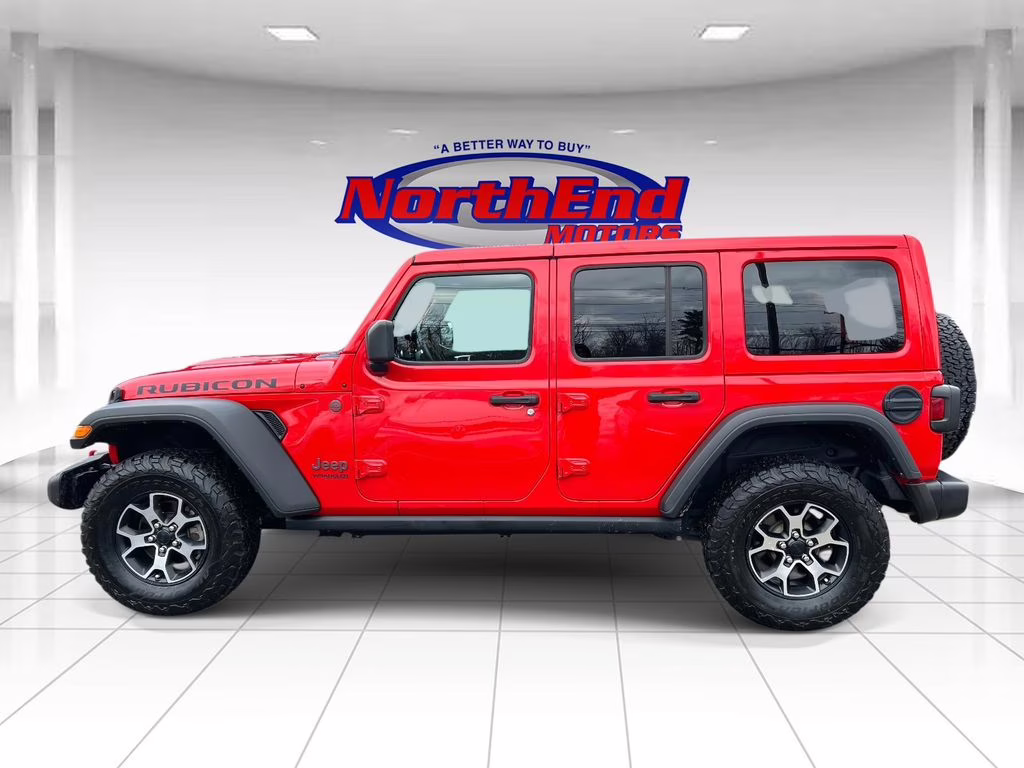 2021 Firecracker Red Clearcoat Jeep Wrangler Unlimited Rubicon 4X4 SUV