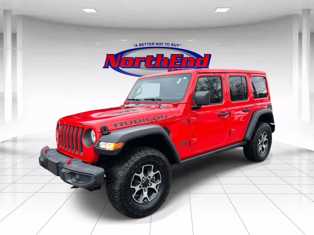 2021 Firecracker Red Clearcoat Jeep Wrangler Unlimited Rubicon 4X4 SUV