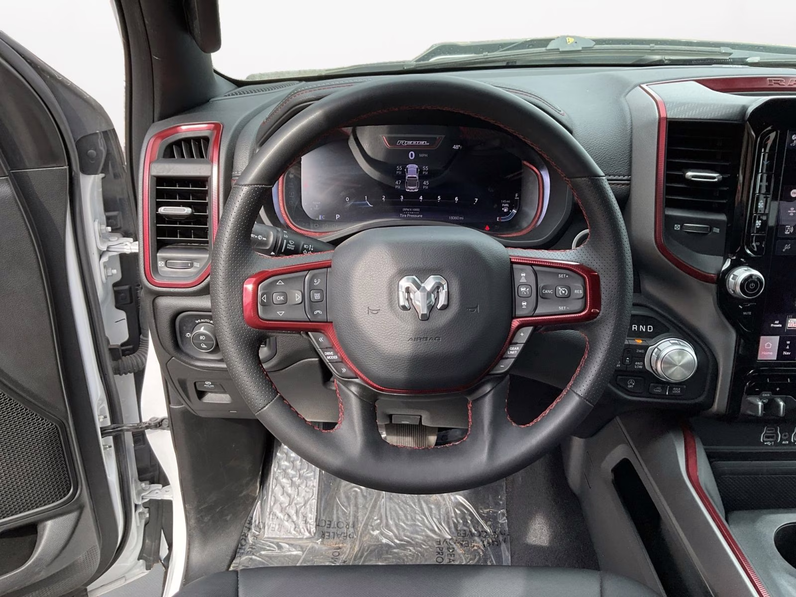 2025 Bright White Clearcoat Ram 1500 Rebel 4X4 Truck