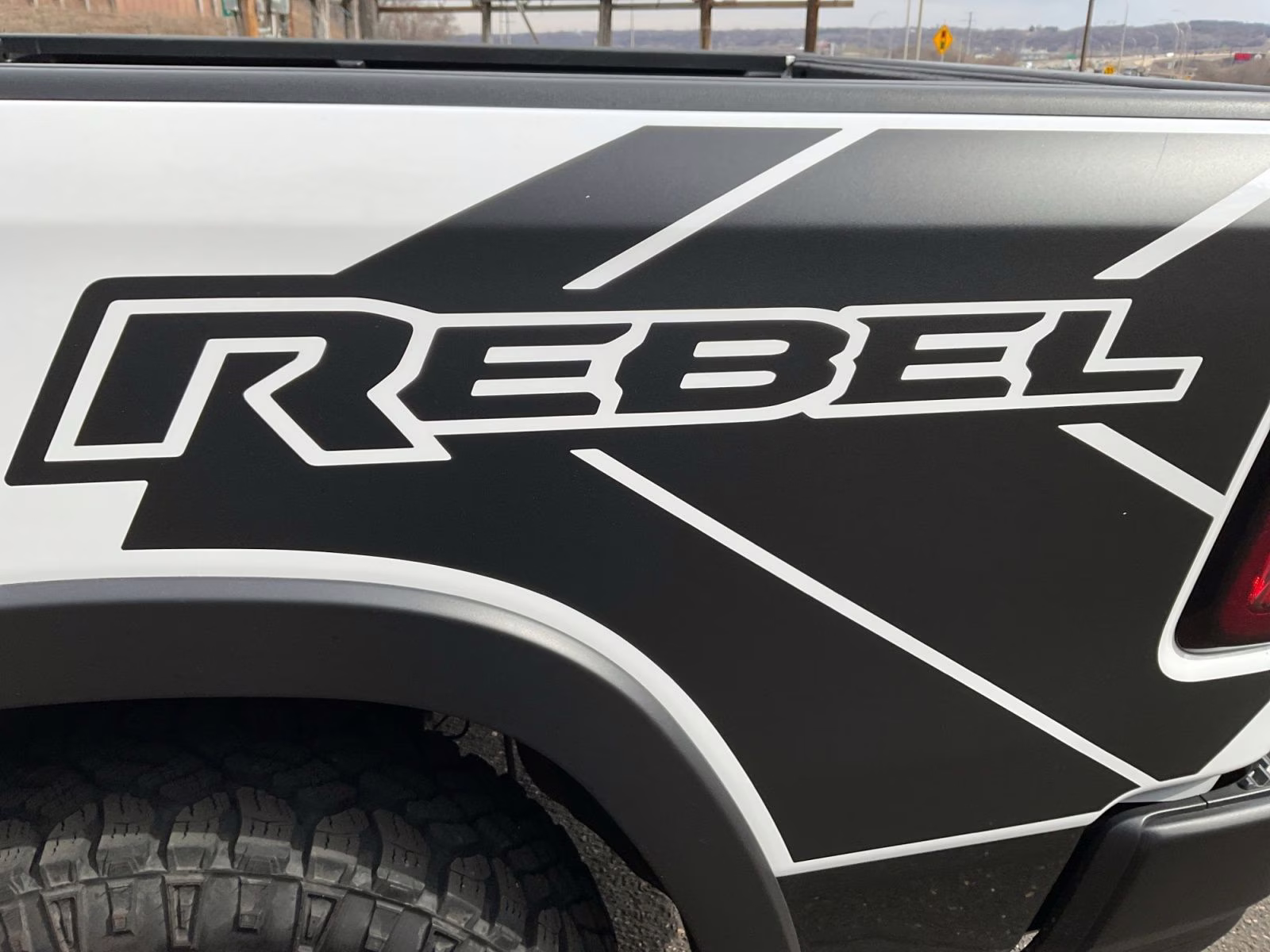 2025 Bright White Clearcoat Ram 1500 Rebel 4X4 Truck