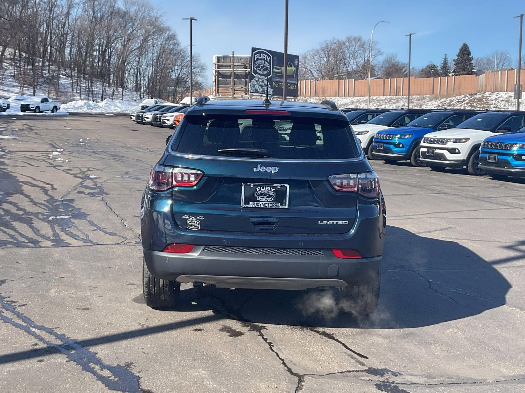 2024 Fathom Blue Pearlcoat Jeep Compass Limited 4X4 SUV