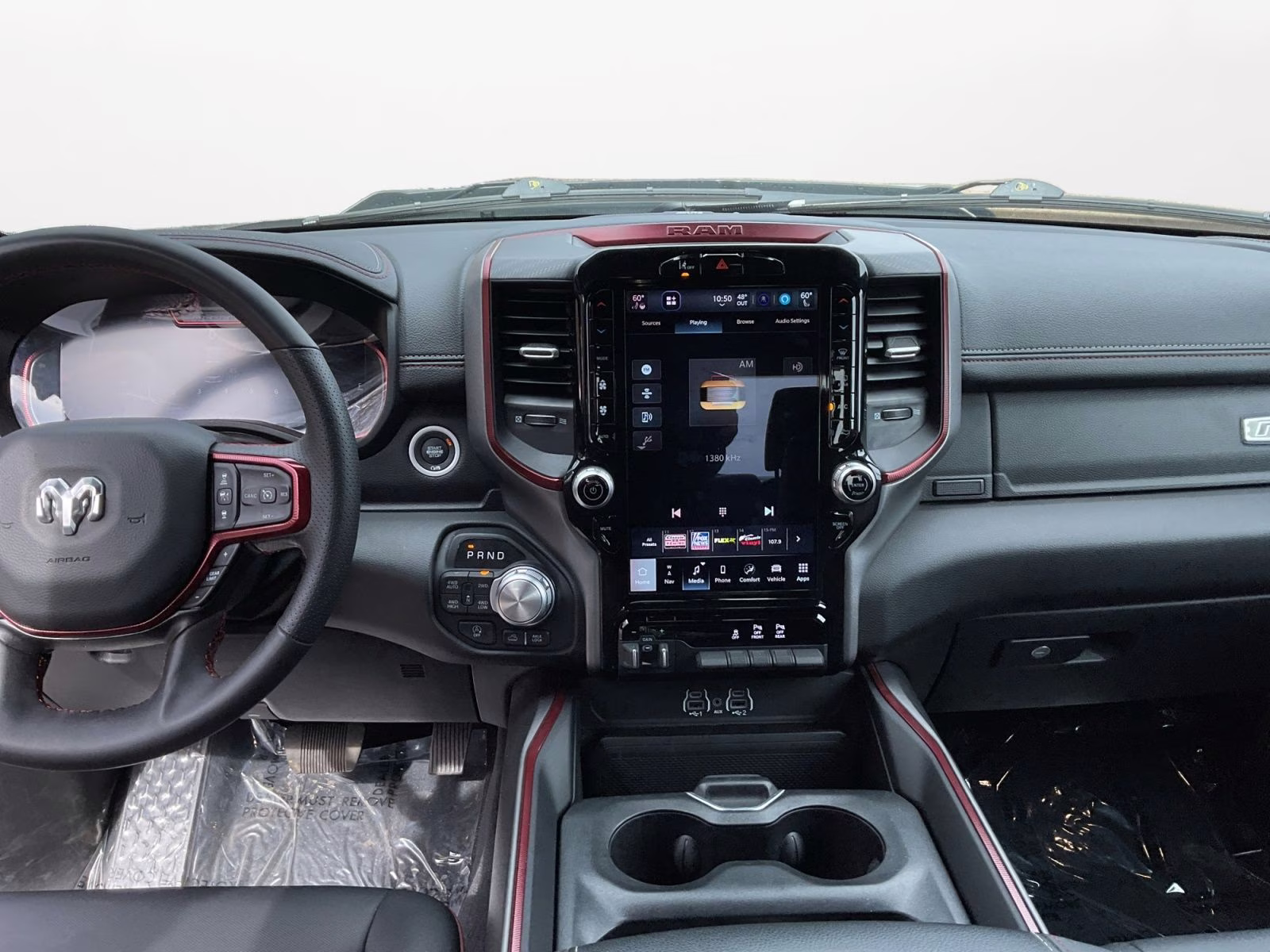 2025 Bright White Clearcoat Ram 1500 Rebel 4X4 Truck