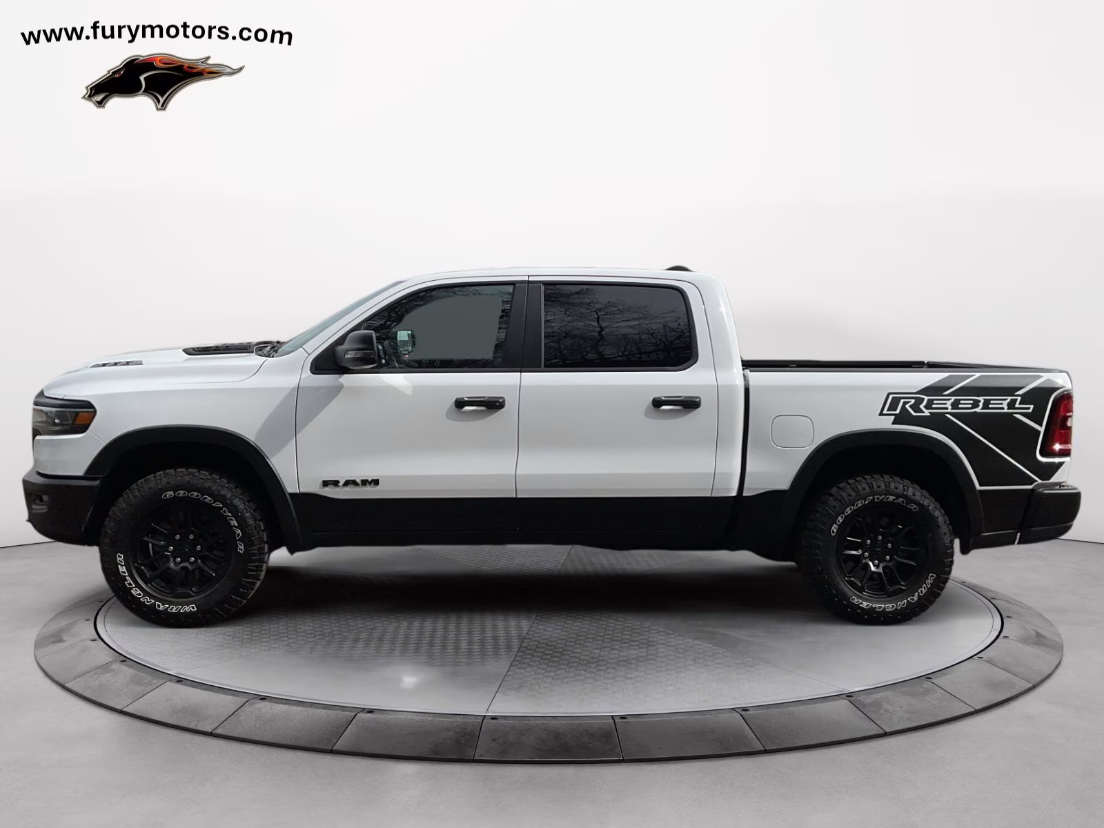 2025 Bright White Clearcoat Ram 1500 Rebel 4X4 Truck