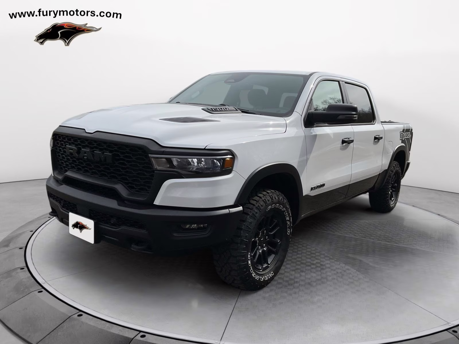 2025 Bright White Clearcoat Ram 1500 Rebel 4X4 Truck