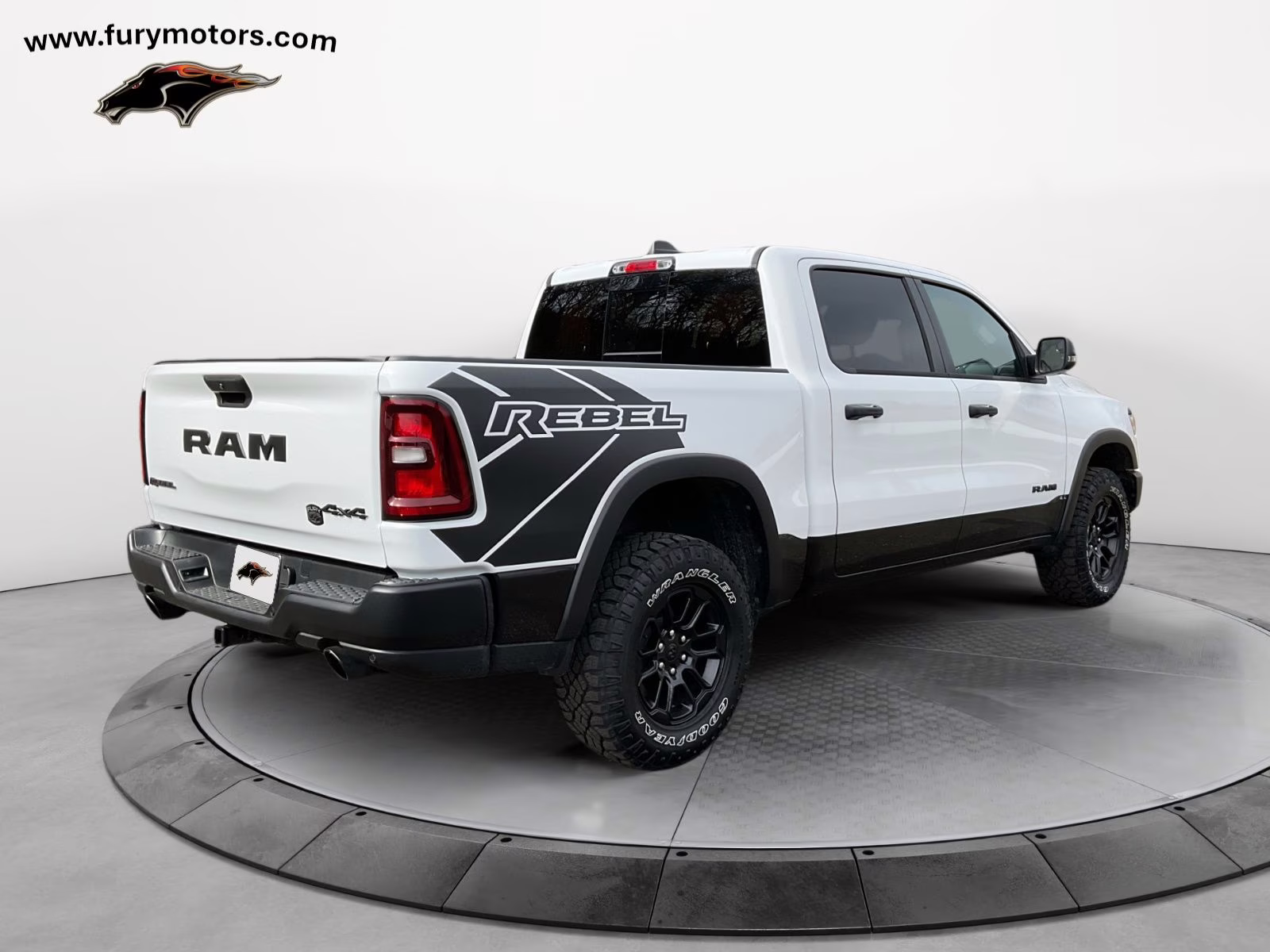 2025 Bright White Clearcoat Ram 1500 Rebel 4X4 Truck