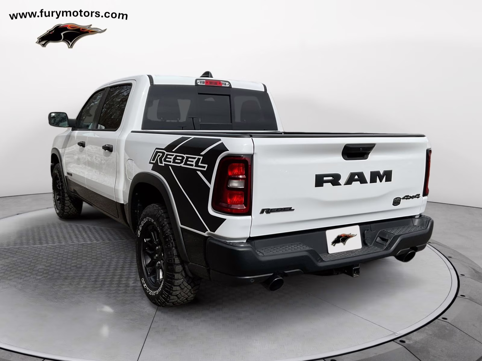 2025 Bright White Clearcoat Ram 1500 Rebel 4X4 Truck