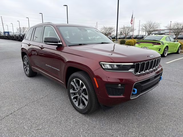 2023 Velvet Red Pearlcoat Jeep Grand Cherokee 4xe Overland 4X4 SUV