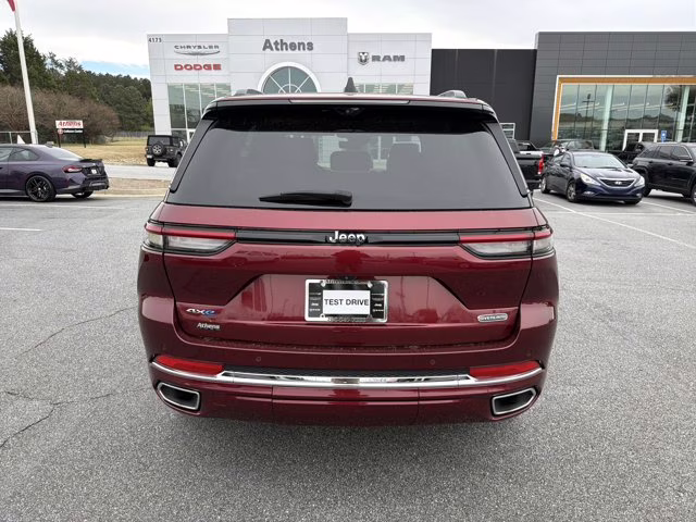 2023 Velvet Red Pearlcoat Jeep Grand Cherokee 4xe Overland 4X4 SUV