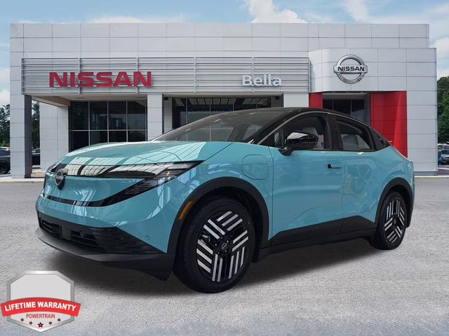2026 Seabreeze Blue Pearl/Black Nissan LEAF SV+ FWD SUV