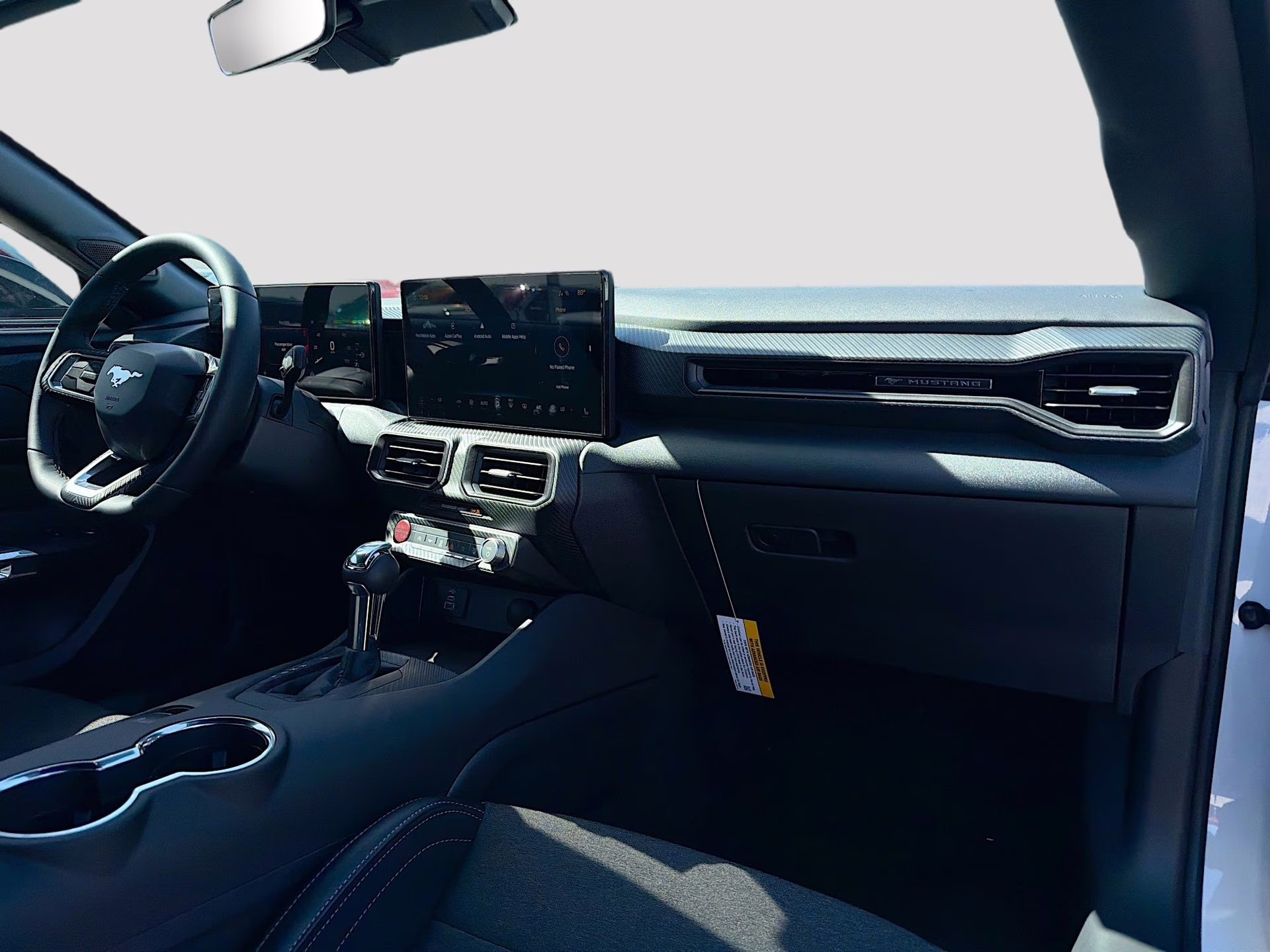 2026 Oxford White Ford Mustang EcoBoost RWD Coupe