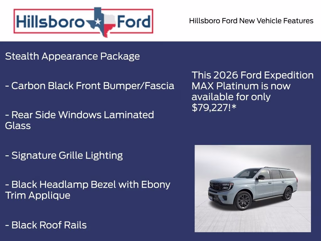 2026 Glacier Gray Metallic Tri-Coat Ford Expedition Max Platinum 4X4 SUV