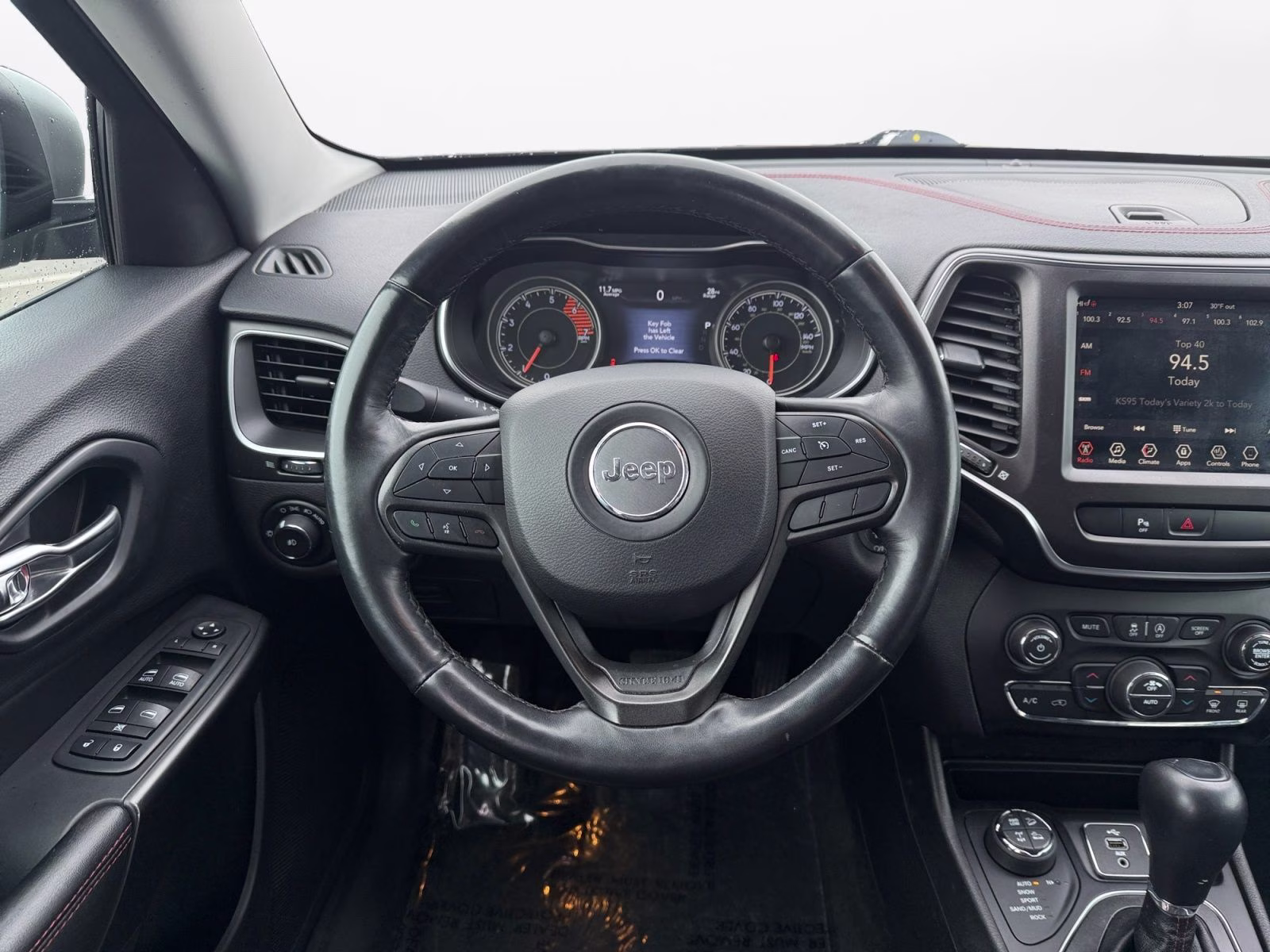 2019 Granite Crystal Metallic Clearcoat Jeep Cherokee Trailhawk 4X4 SUV
