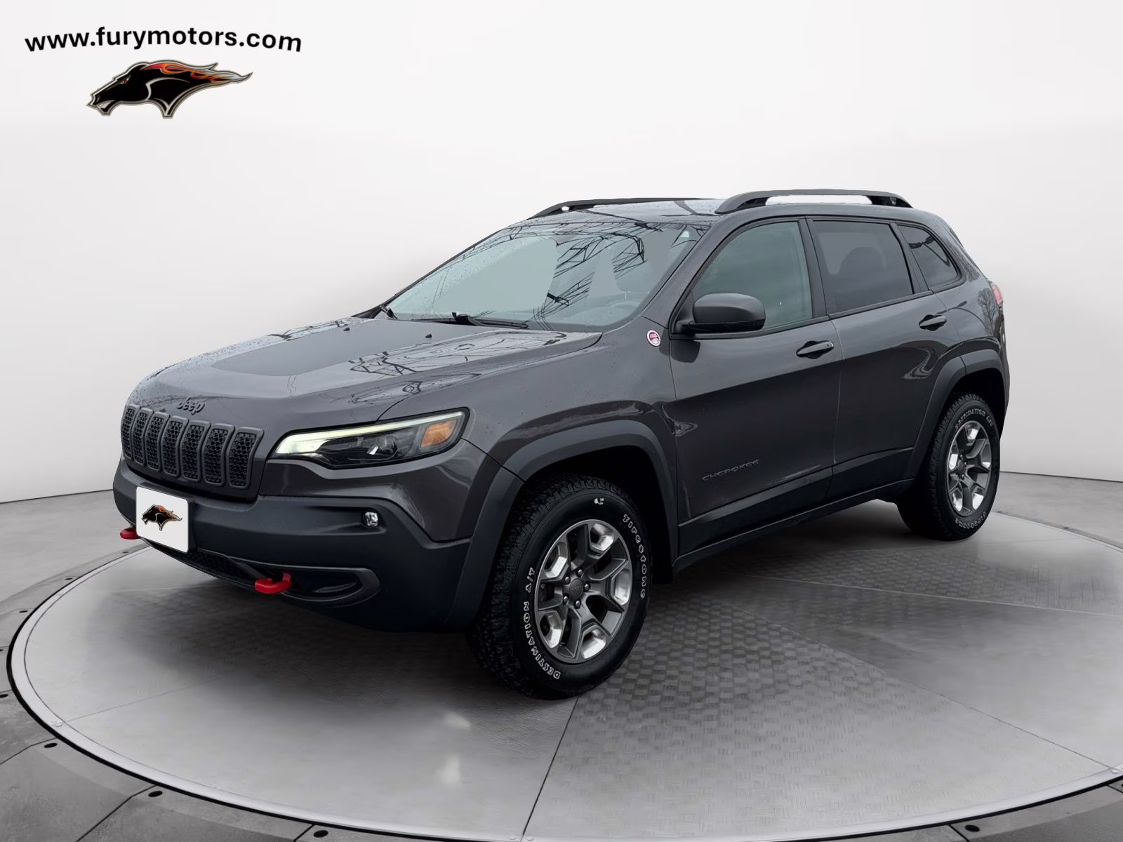 2019 Granite Crystal Metallic Clearcoat Jeep Cherokee Trailhawk 4X4 SUV