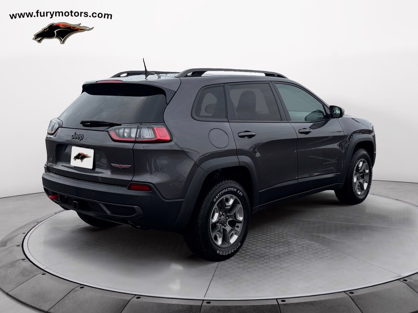 2019 Granite Crystal Metallic Clearcoat Jeep Cherokee Trailhawk 4X4 SUV