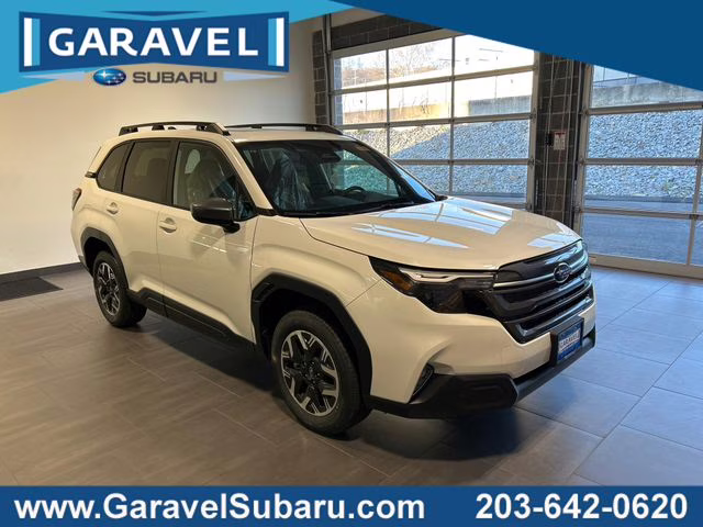 2026 White Subaru Forester Premium AWD SUV