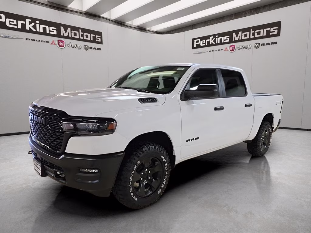 2026 Bright White Clearcoat Ram 1500 Warlock 4X4 Truck