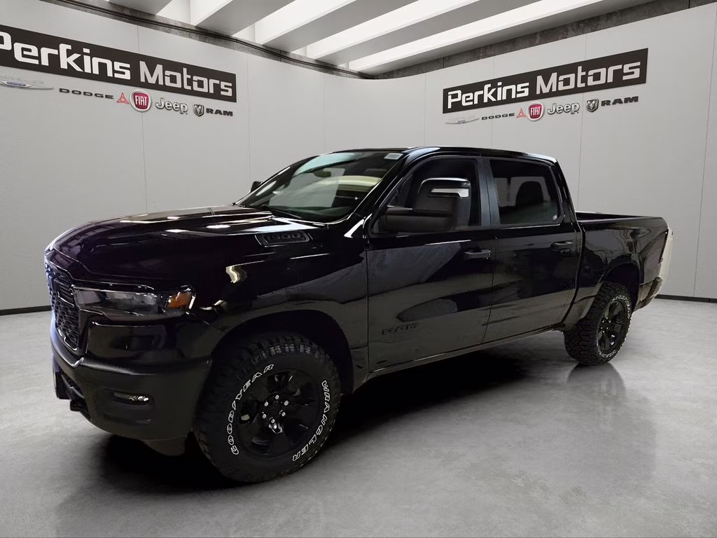 2026 Diamond Black Crystal Pearlcoat Ram 1500 Warlock 4X4 Truck