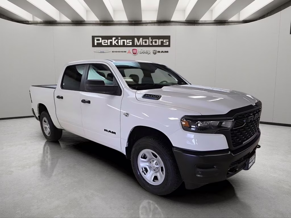 2026 Bright White Clearcoat Ram 1500 Tradesman 4X4 Truck